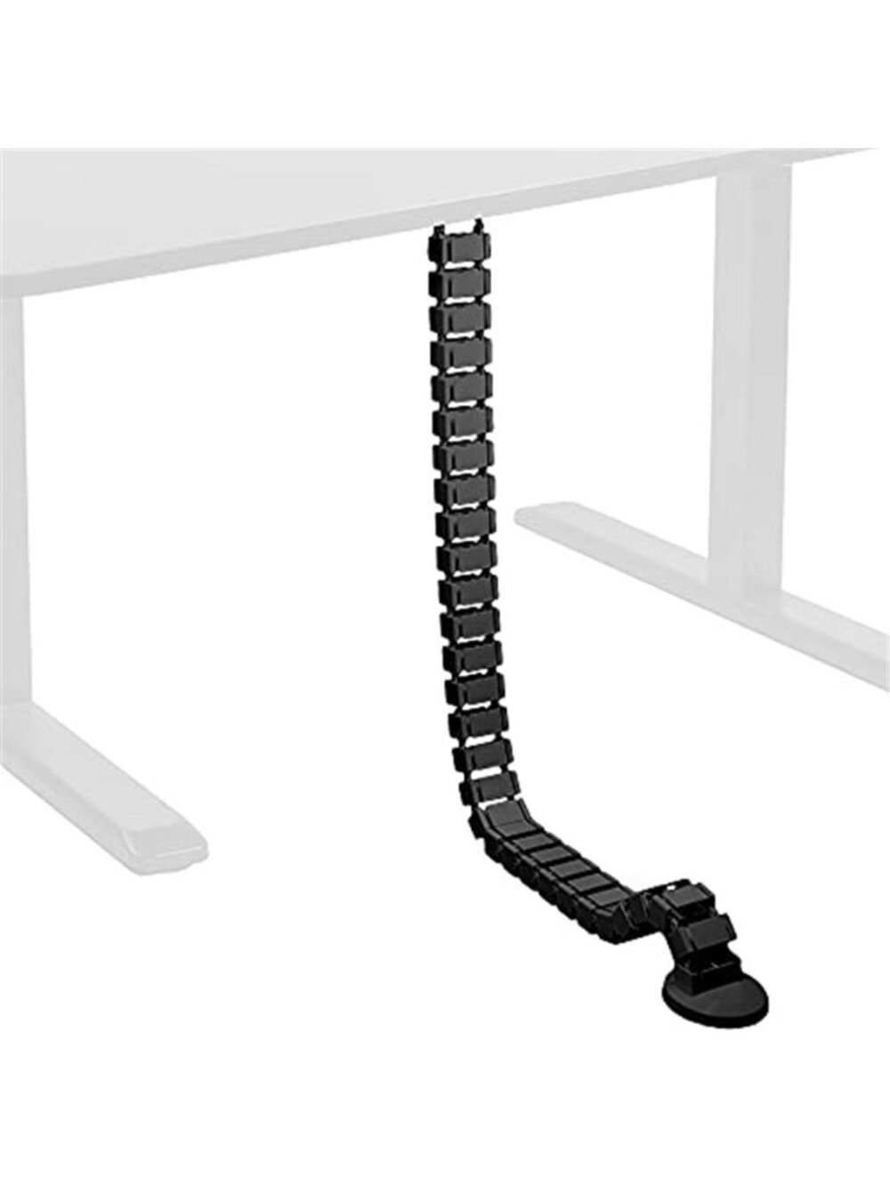 Desk Cable Management Spine Cord Organizer Wire Cover Flexible Cable Raceway